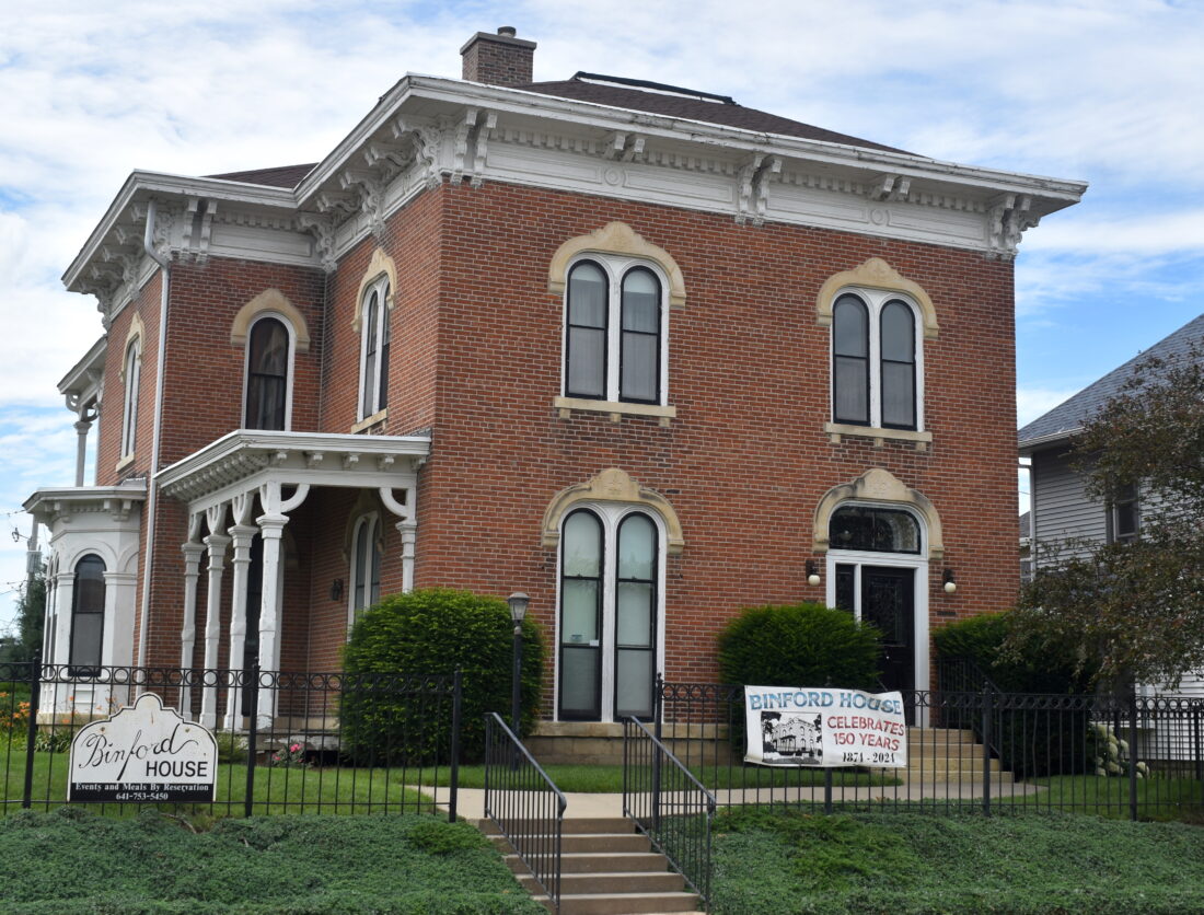 Binford House to mark 150th anniversary at celebration Sunday News